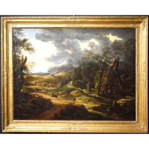 Carlo Antonio Tavella (1668 -1738)     Paysage Forestier 