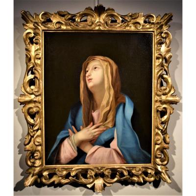 Vierge En Priére  Atelier De Guido Reni  XVIIe Siècle