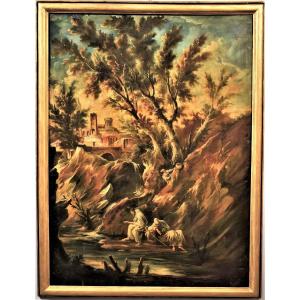 Paysage Fantastique - Alessandro Magnasco, Début  XVIIIème
