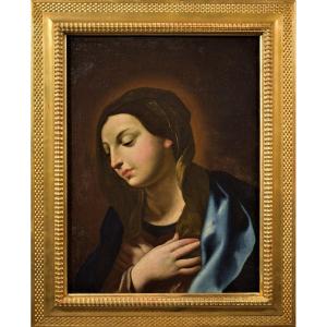 Vierge annoncée  - Cercle de Guido Reni,  Emilie fin du 17ème 