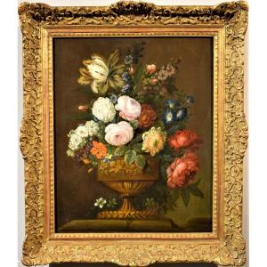 Nature morte de fleurs - Jean-Louis Prévost (Nointel 1760 - Paris 1810)