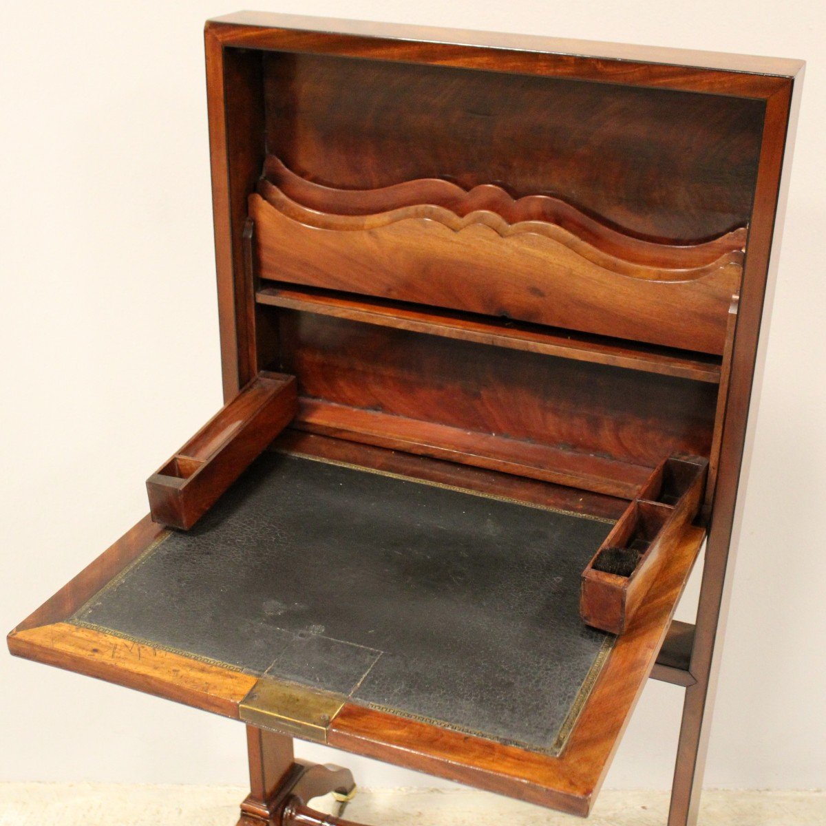 Antico billet doux Secretaire Impero in mogano - 19°secolo-photo-3