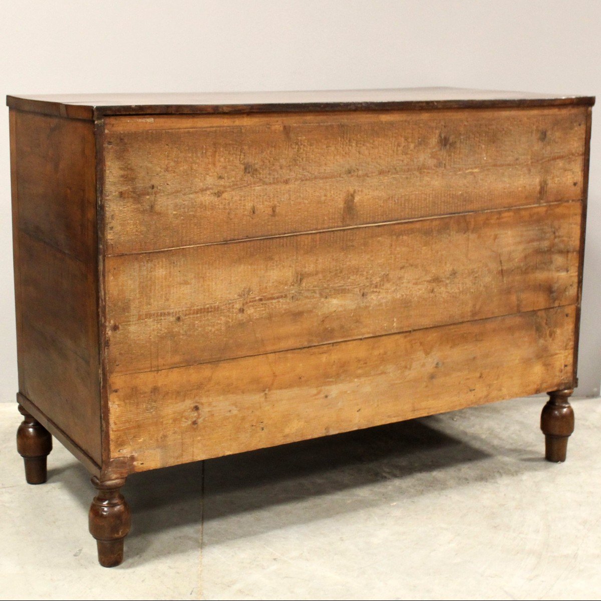 Antica credenza Carlo X in noce - Italia 19°secolo-photo-8