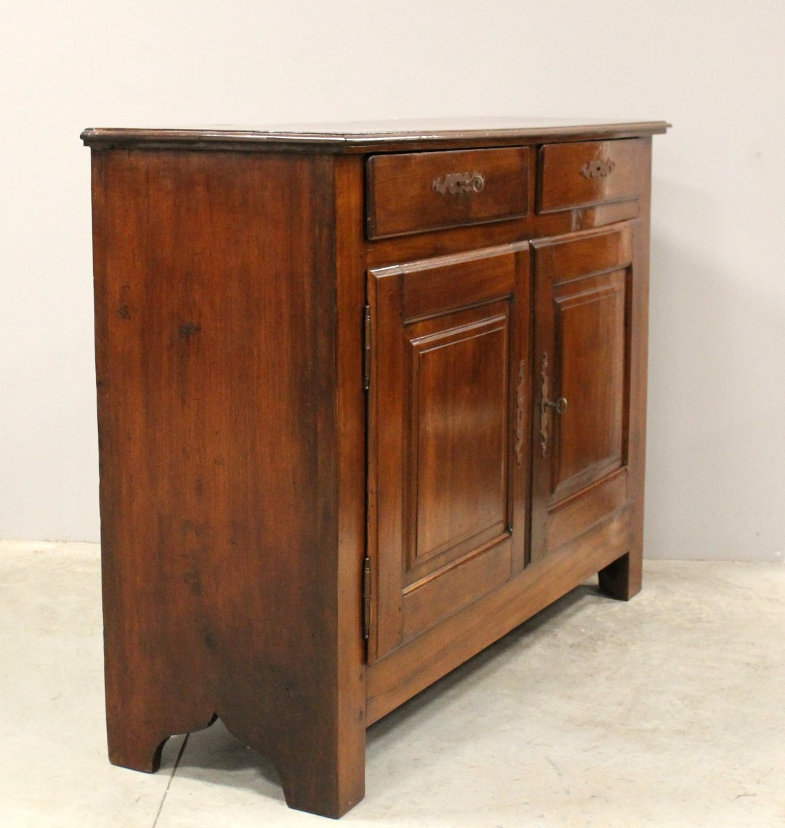 Antica credenza in noce -  18°secolo-photo-3