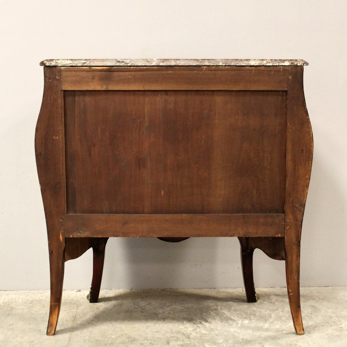 Antico cassettone comò Napoleone III intarsiato - 19°secolo-photo-8