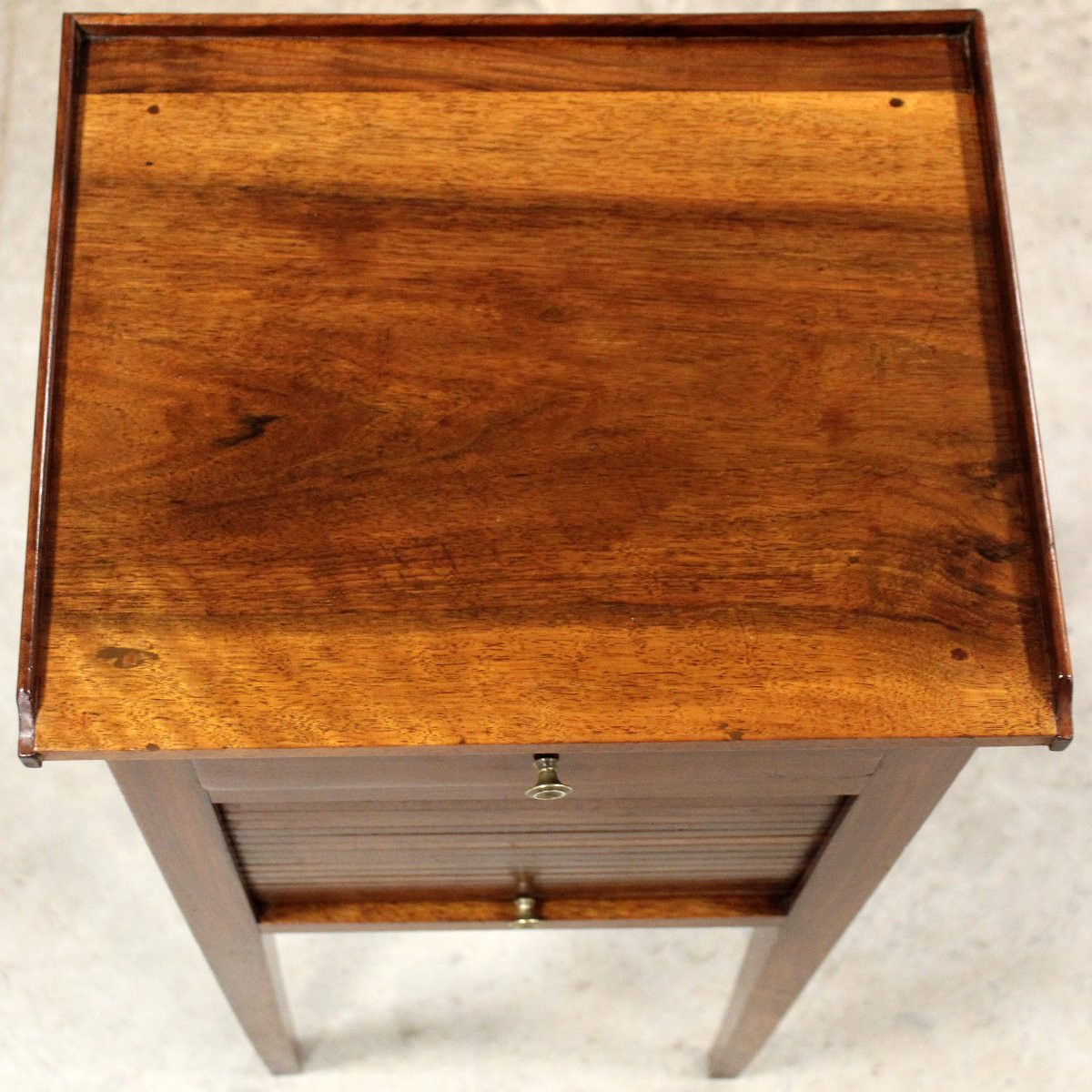 Antico comodino Direttorio in noce - Italia 19°secolo-photo-5