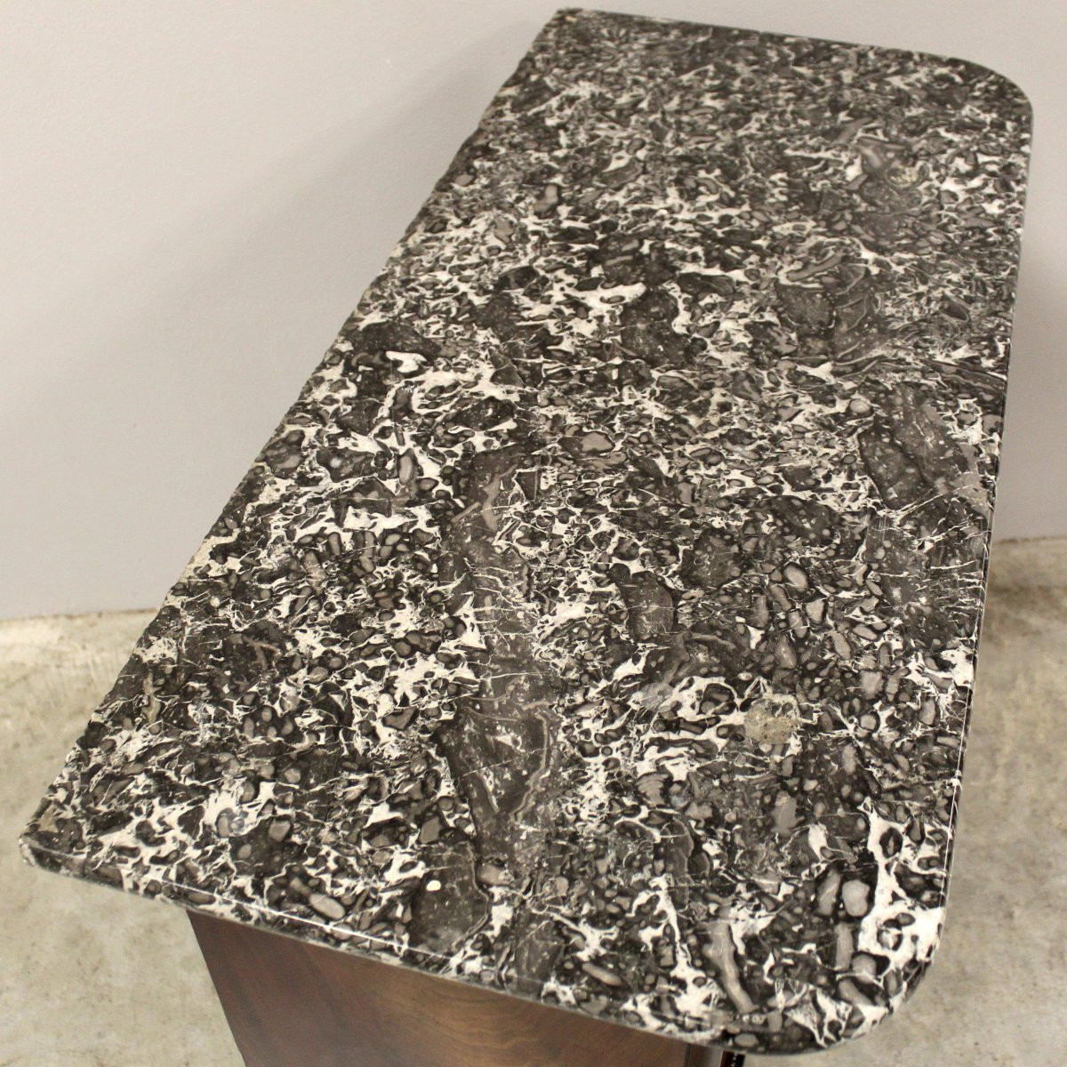 Antico cassettone comò cappuccino Luigi Filippo in mogano - 19°secolo-photo-5