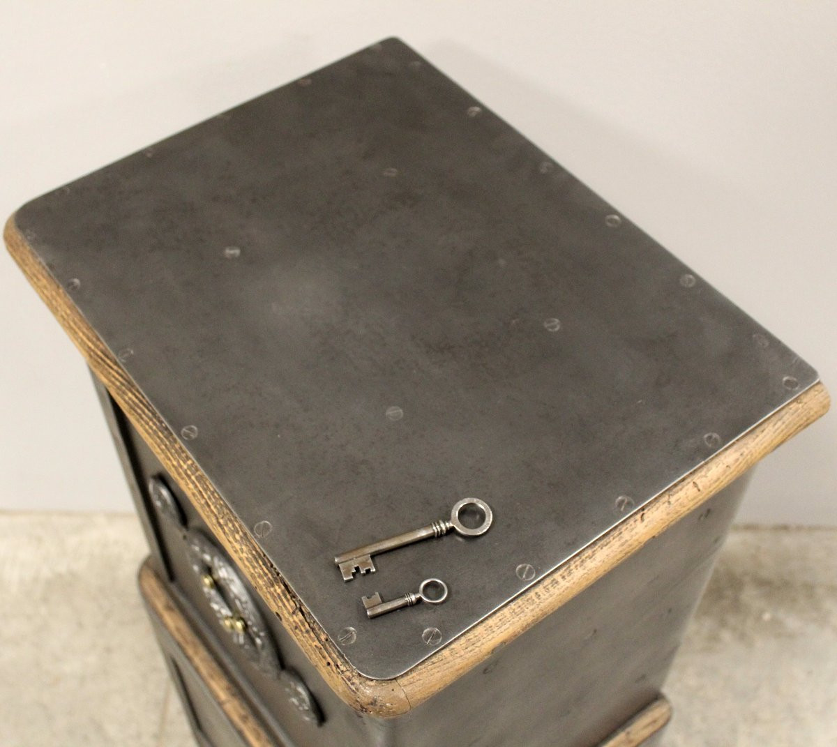 Antica cassaforte forziere-photo-7