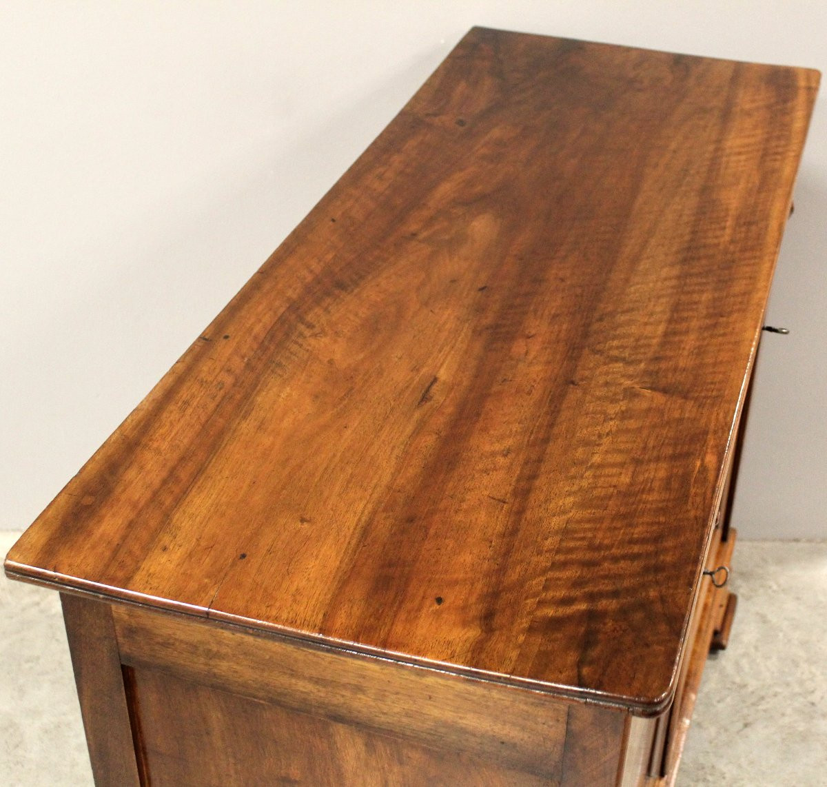Antica credenza Luigi Filippo in noce - 19°secolo-photo-3
