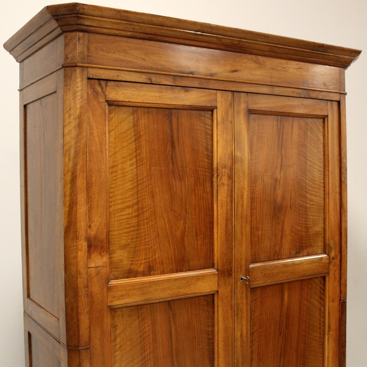 Antico armadio credenza Luigi Filippo in noce - Italia 19°secolo-photo-5