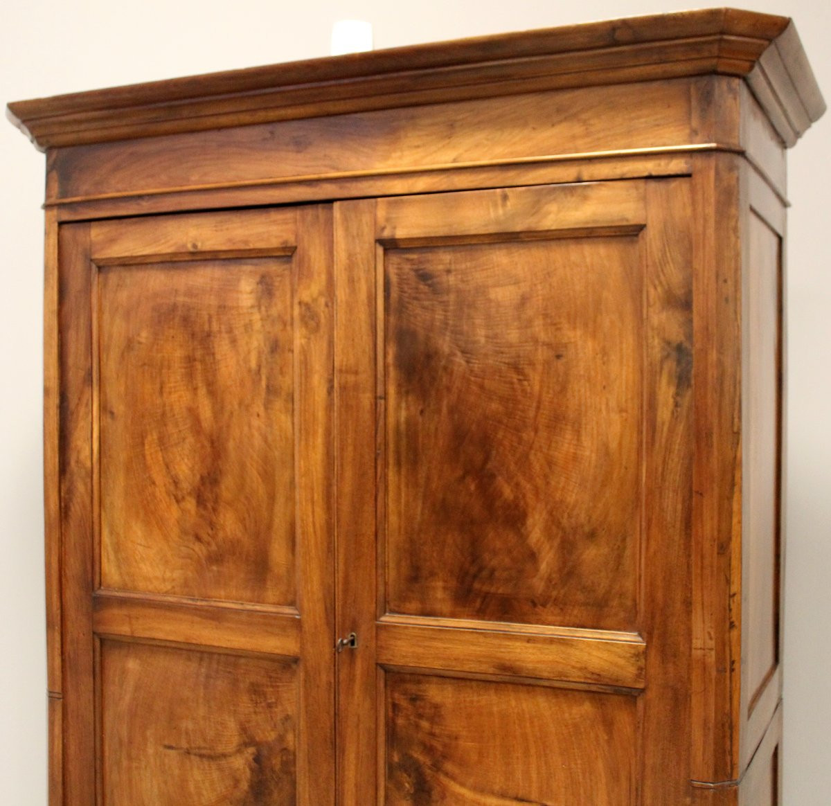 Antico armadio credenza Luigi Filippo in noce - Italia 19°secolo-photo-1