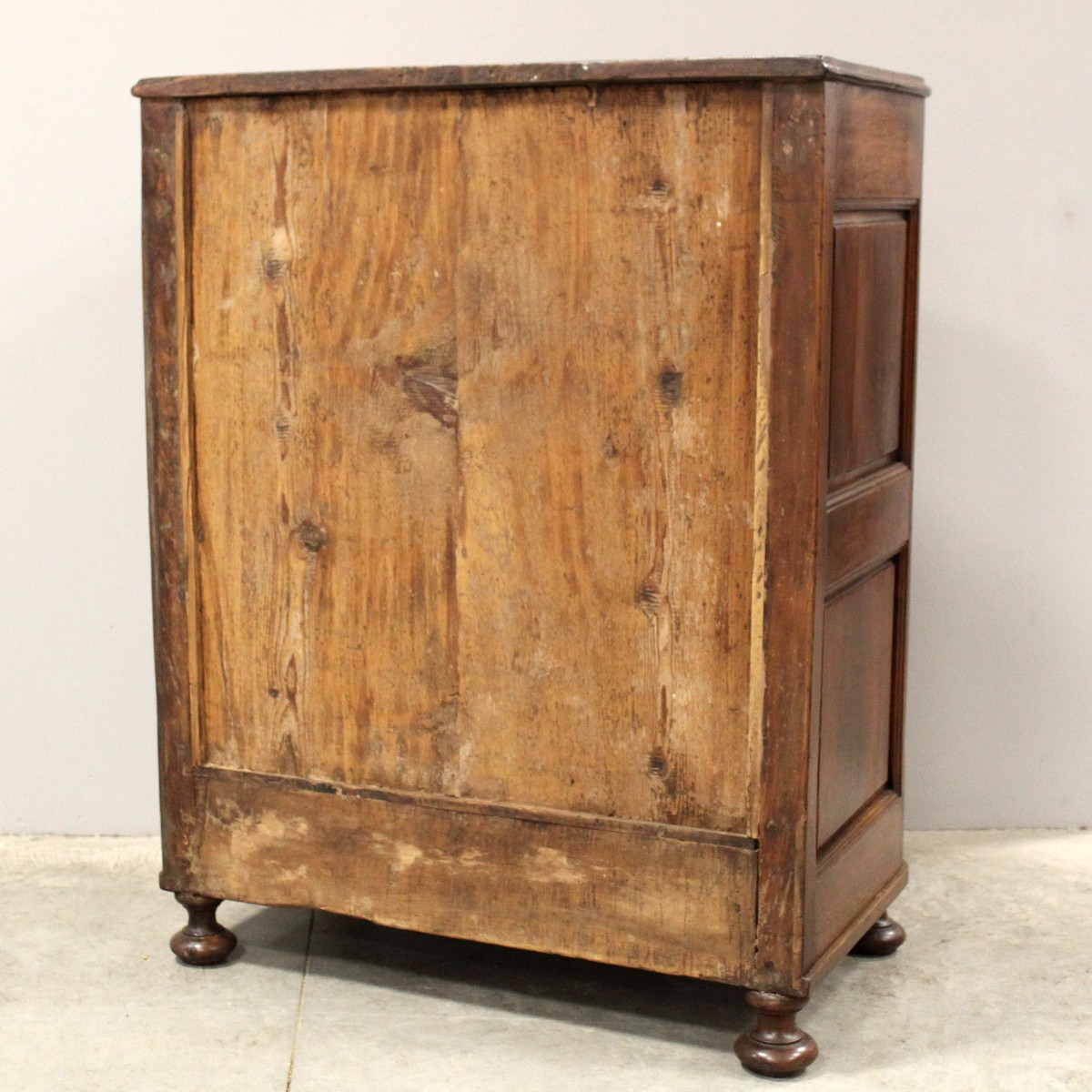 Antica credenza 1 anta Luigi XV in noce - 18°secolo-photo-8