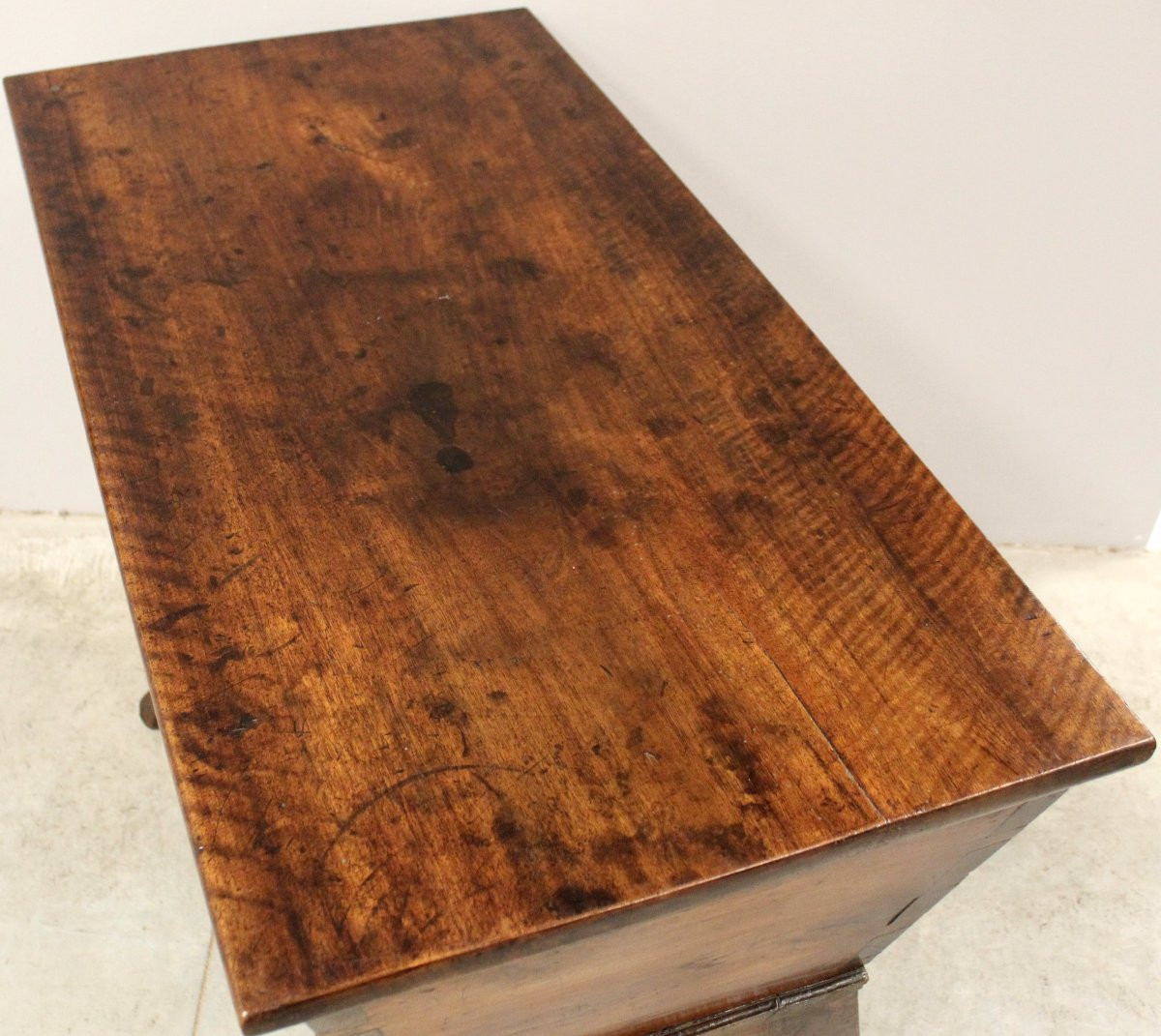 Antica madia Luigi XV in noce e ciliegio - 18°secolo-photo-2