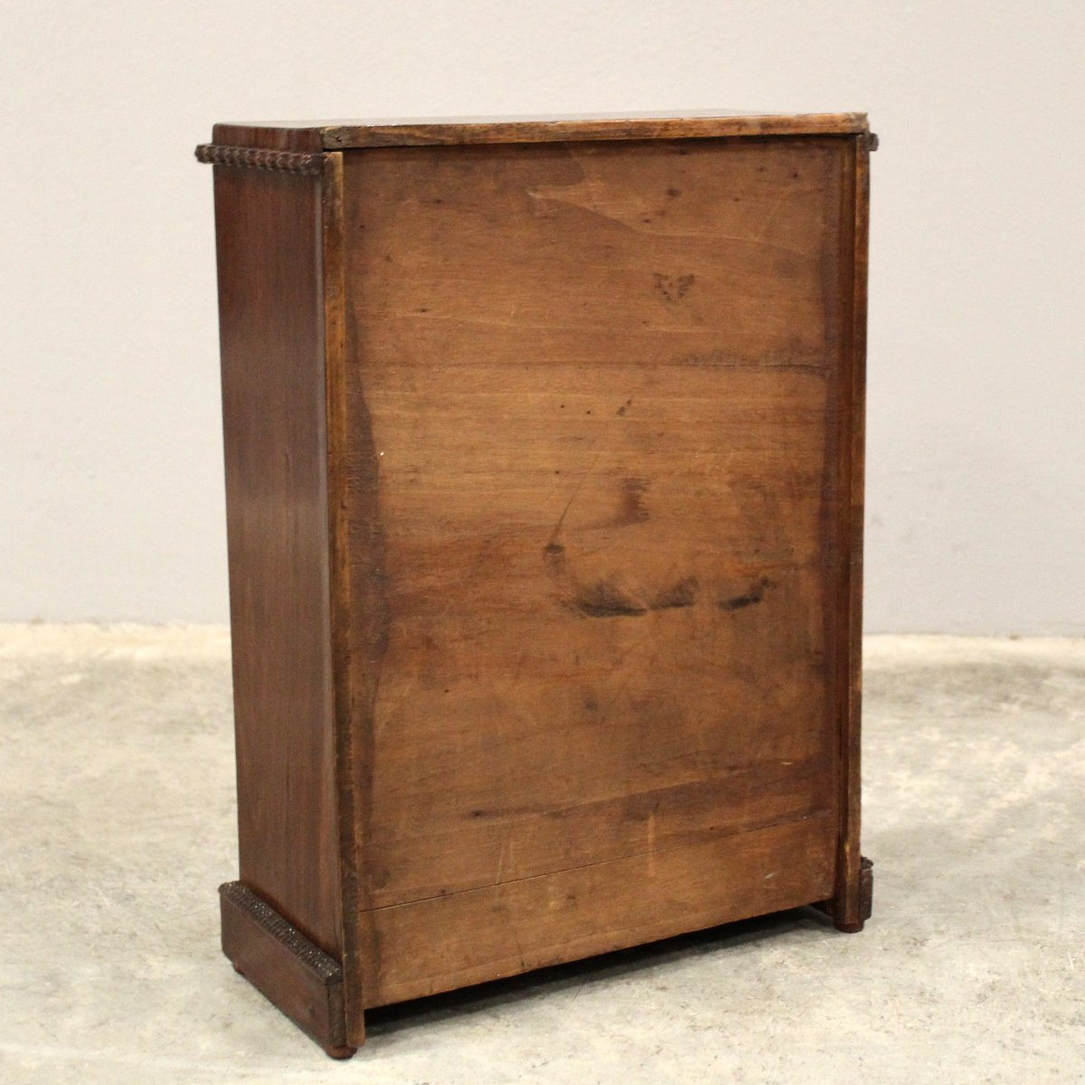 Antico modellino miniatura vetrina cristalliera in palissandro - Italia 19°secolo-photo-6