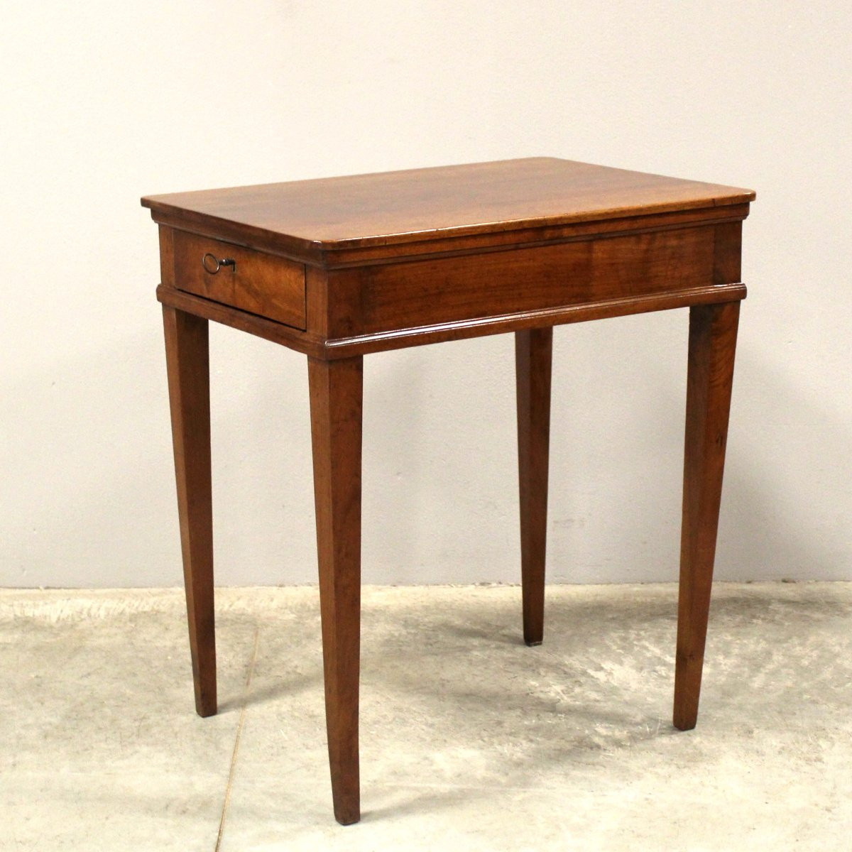 Antico tavolino Luigi XVI in noce - Italia 18°secolo-photo-2