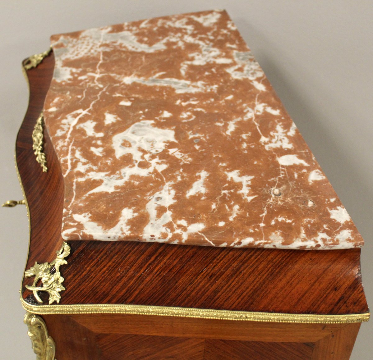 Antico secretaire Napoleone III intarsiato - 19°secolo-photo-7