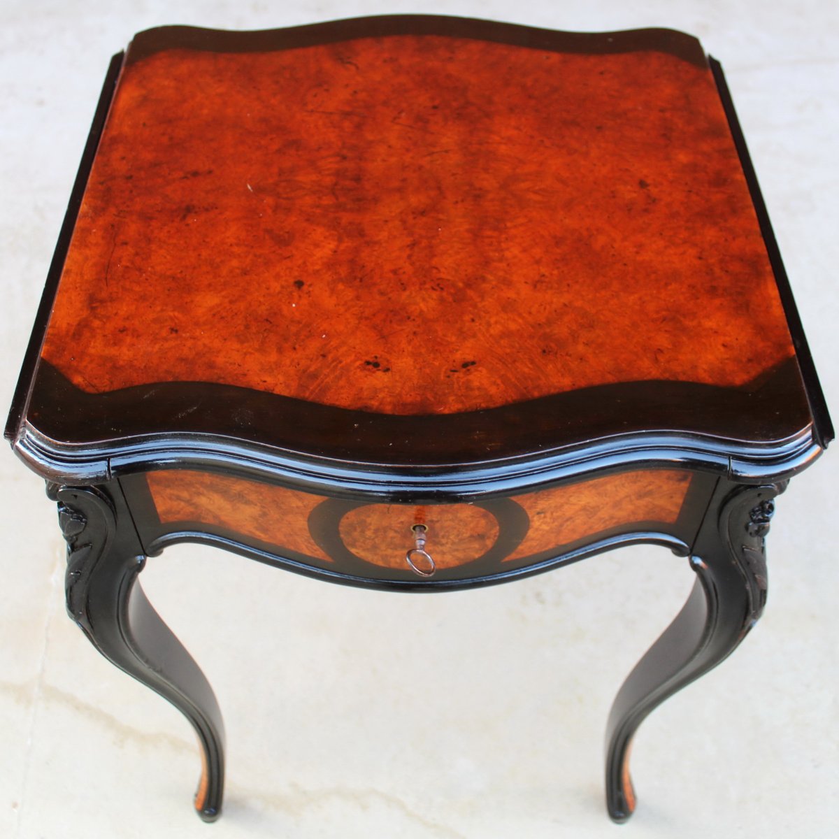 Antico Tavolino Napoleone III - 19°secolo-photo-4
