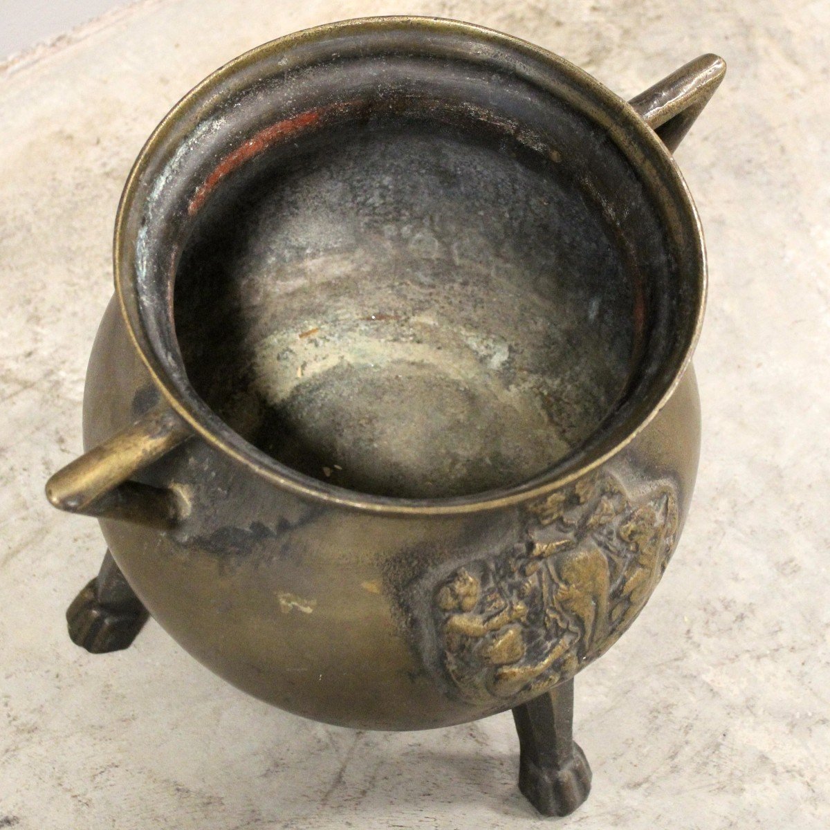 Antico Vaso in bronzo 10,8 kg. - Italia 19°secolo-photo-2