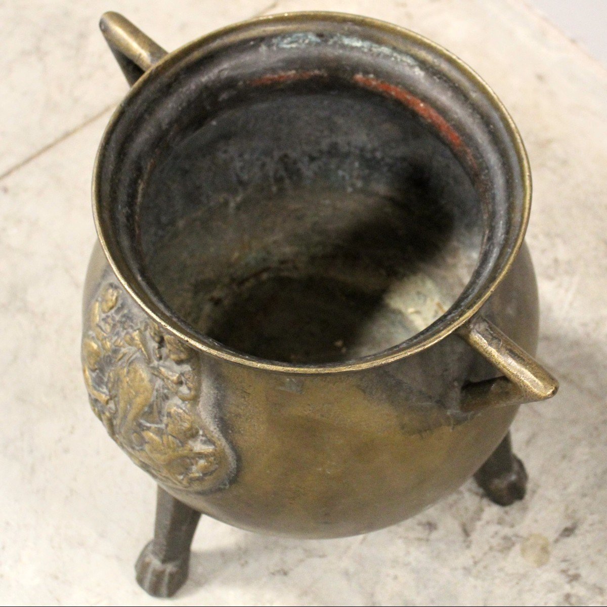 Antico Vaso in bronzo 10,8 kg. - Italia 19°secolo-photo-3