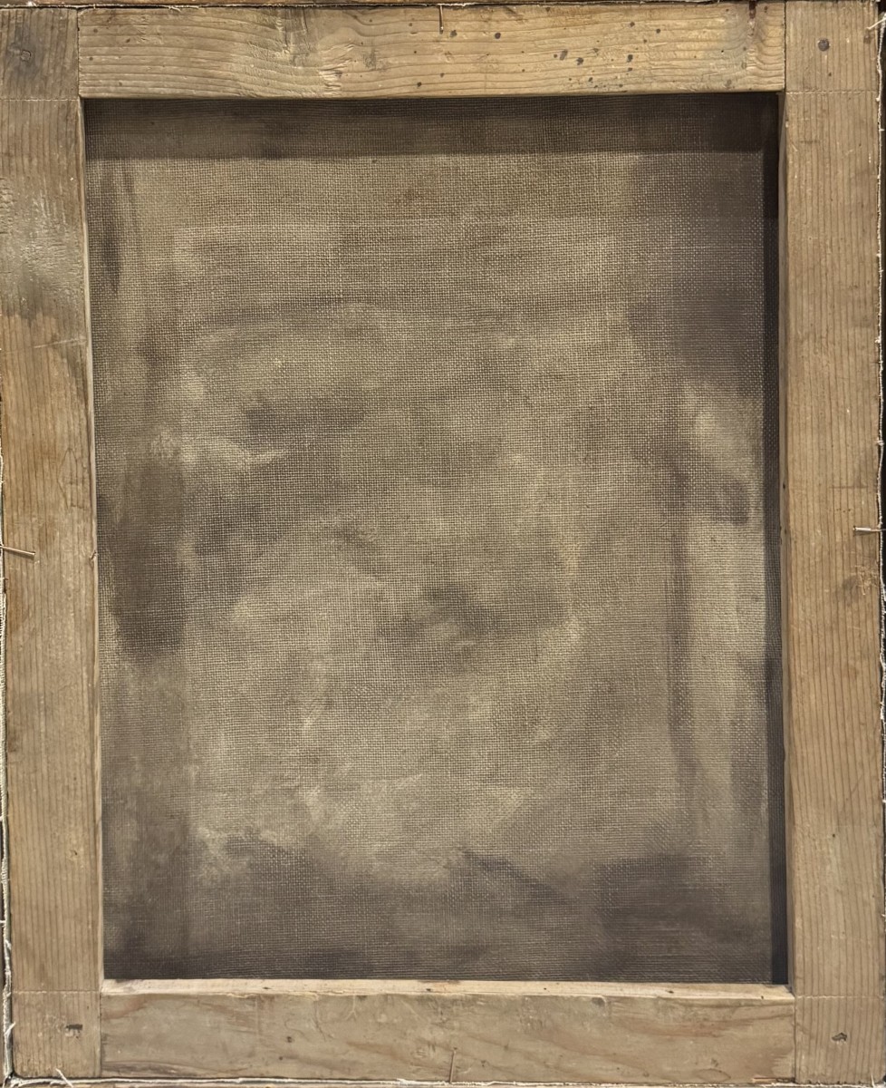 Ritratto di uomo - Dipinto su tela di Pittore Fiammingo del XVII Secolo-photo-1