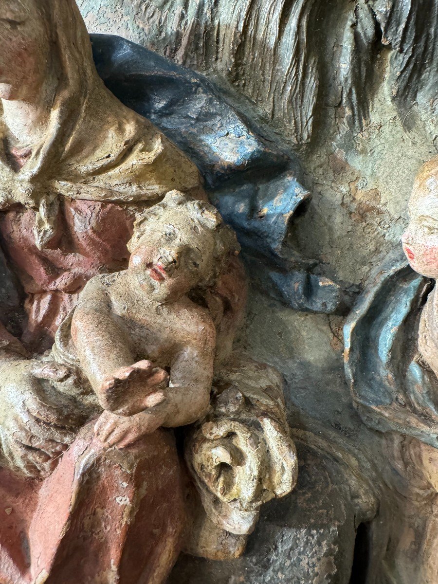 FUGA IN EGITTO - TERRACOTTA POLICROMA - ATTR. F. SCANDELLARI-photo-2