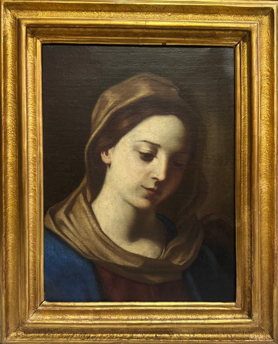 Madonna dipinta ad olio su tela - Cesare Gennari.-photo-3