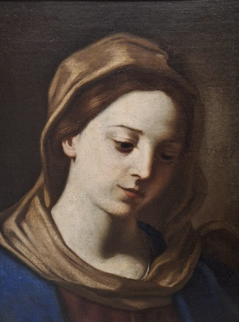 Madonna dipinta ad olio su tela - Cesare Gennari.-photo-1