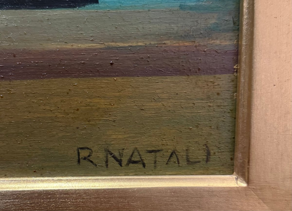 RENATO NATALI "MARINA" - DIPINTO NEL 1959-photo-3