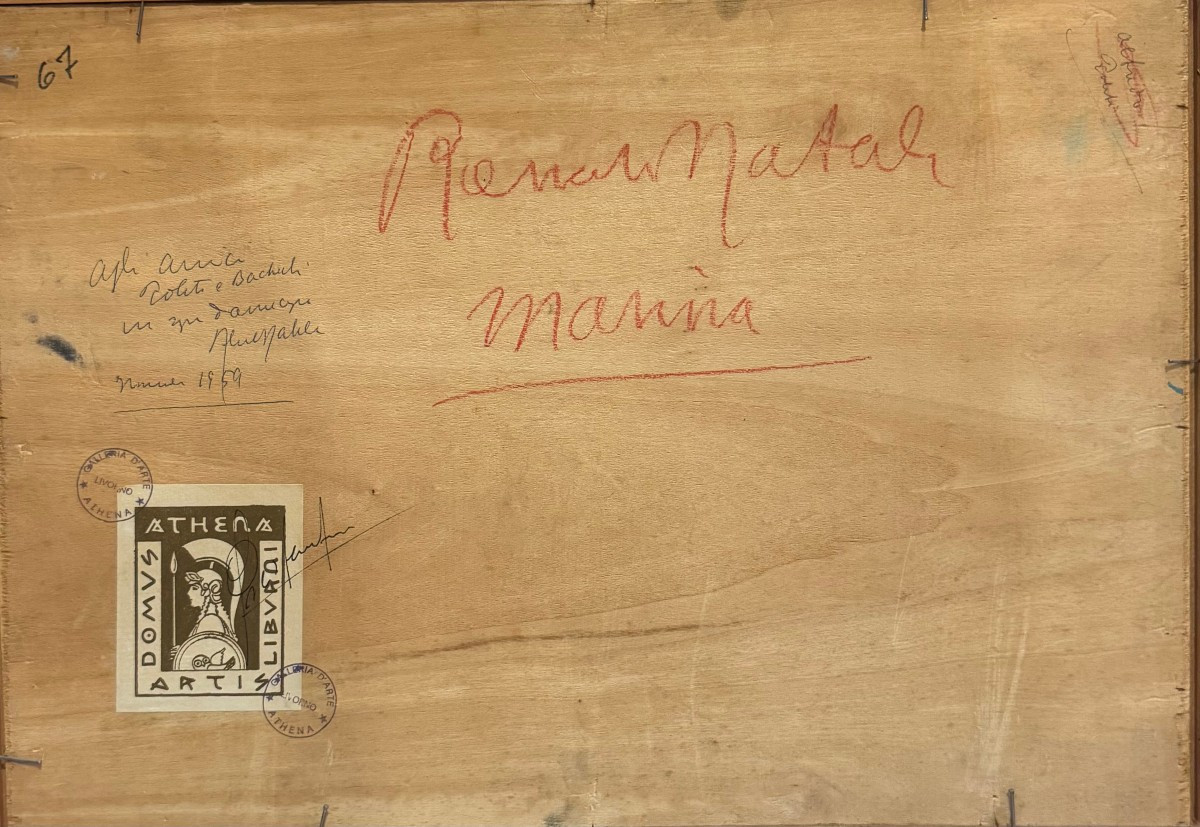 RENATO NATALI "MARINA" - DIPINTO NEL 1959-photo-4