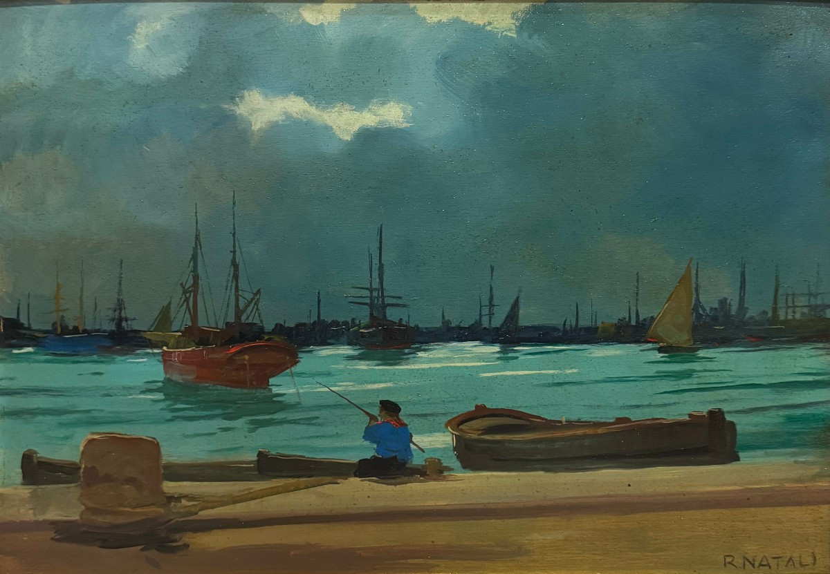 RENATO NATALI "MARINA" - DIPINTO NEL 1959