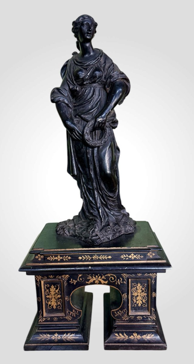"Allegoria della Gloria" - Statua lignea del XVII secolo-photo-2