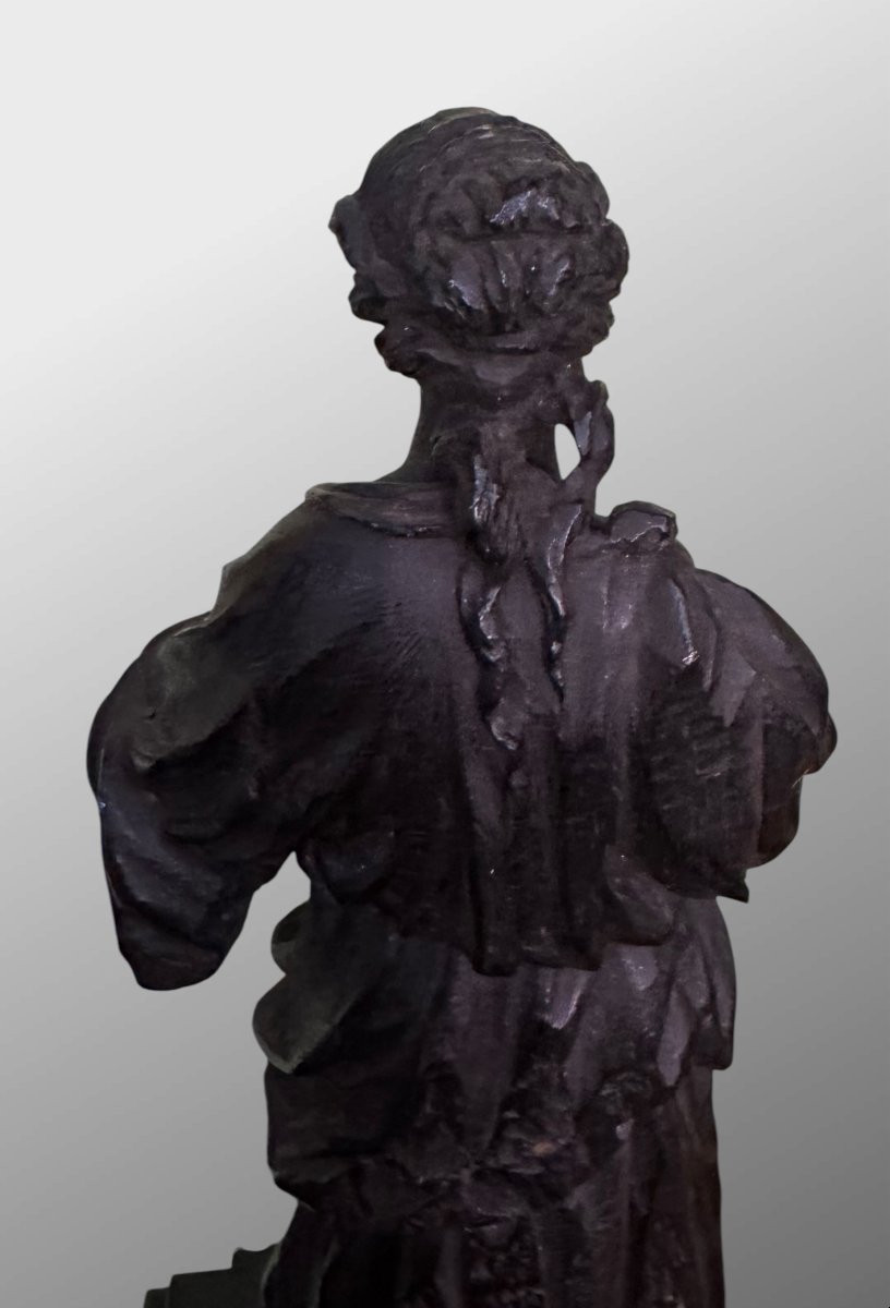 "Allegoria della Gloria" - Statua lignea del XVII secolo-photo-3