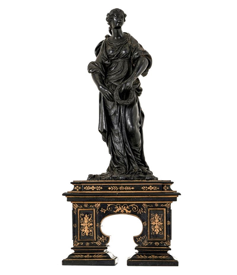 "Allegoria della Gloria" - Statua lignea del XVII secolo