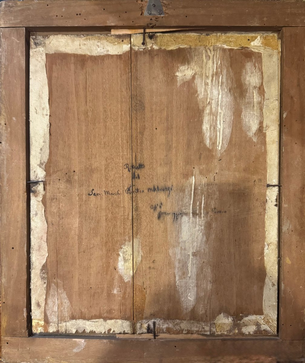 ACQUERELLO SU CARTA DEL SENATORE MARCHESE PIRITEO MALVEZZI - BOLOGNA-photo-1