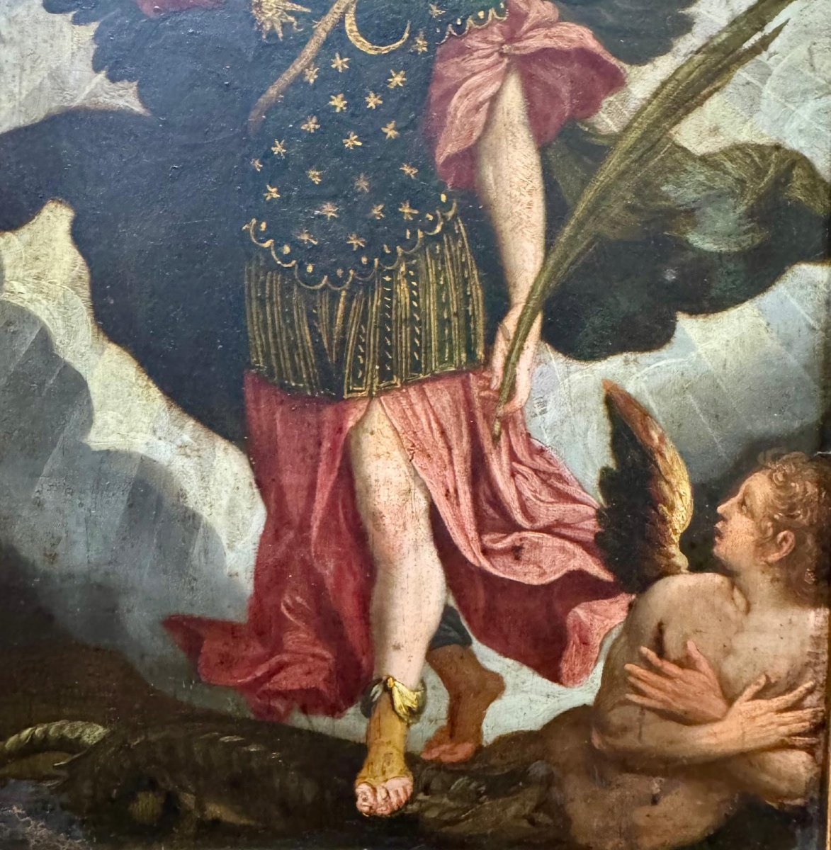 SAN MICHELE ARCANGELO VITTORIOSO- DIPINTO SU RAME - Bernardino Cesari-photo-1