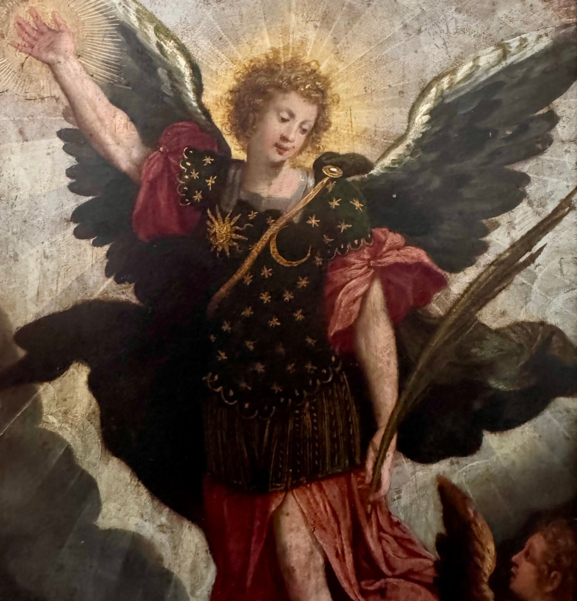 SAN MICHELE ARCANGELO VITTORIOSO- DIPINTO SU RAME - Bernardino Cesari-photo-4