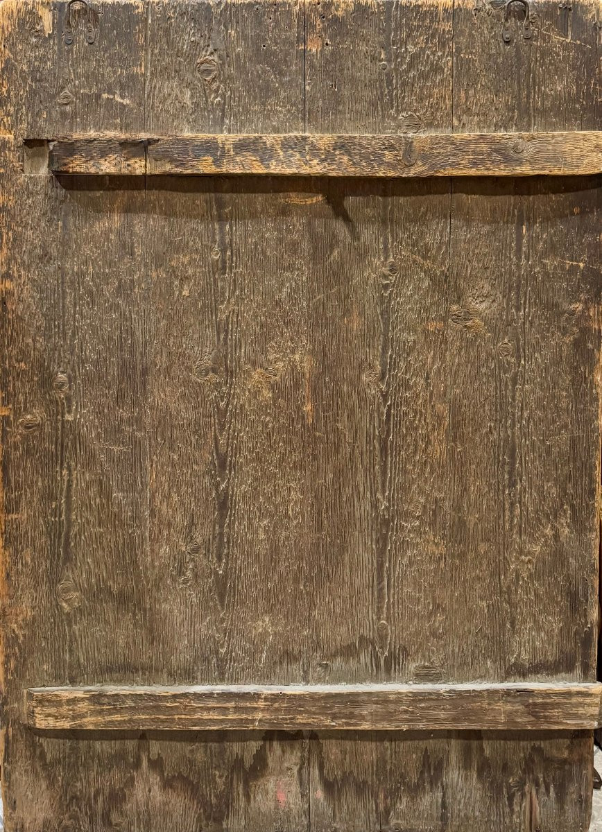 Antico dipinto su tavola “La visione del profeta Ezechiele”, Scuola Ferrarese, Manierismo-photo-5