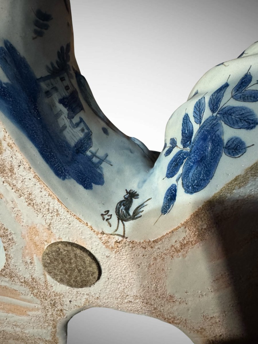 CANTAGALLI - CENTROTAVOLA O FIORIERA IN CERAMICA-photo-3