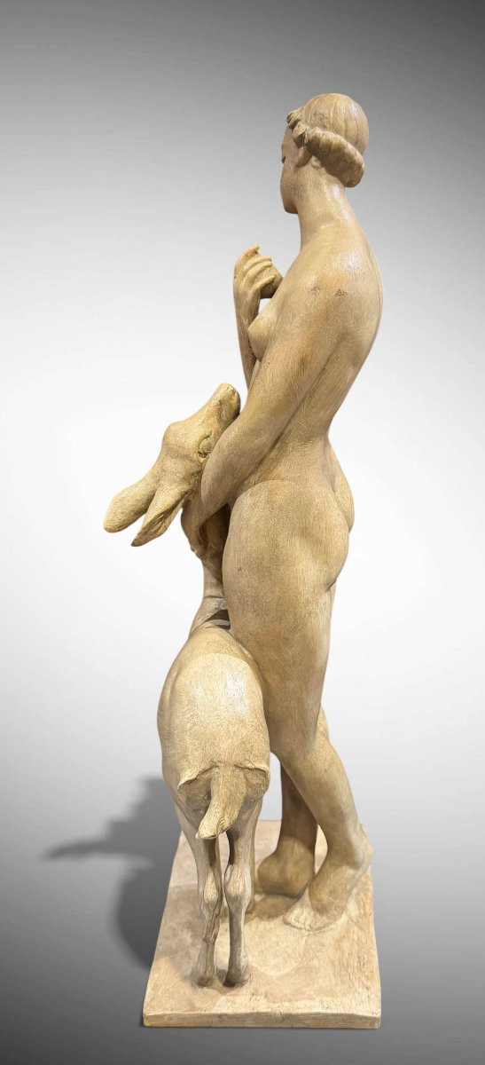 GUIDO CACCIAPUOTI - FAUNESSA CON CAPRIOLO-photo-1