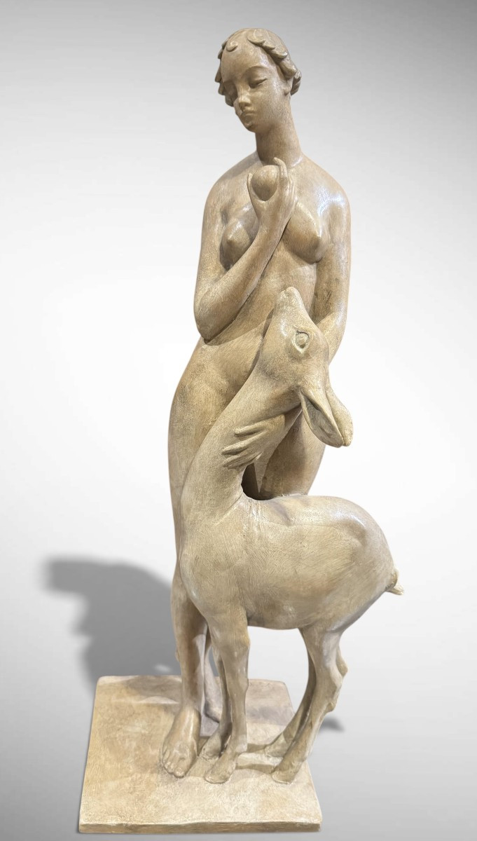 GUIDO CACCIAPUOTI - FAUNESSA CON CAPRIOLO