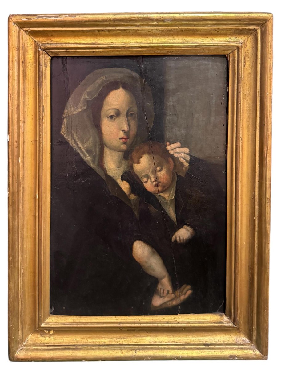 Maternità, Madonna con Bambino – Olio su tavola, XVII/XVIII secolo