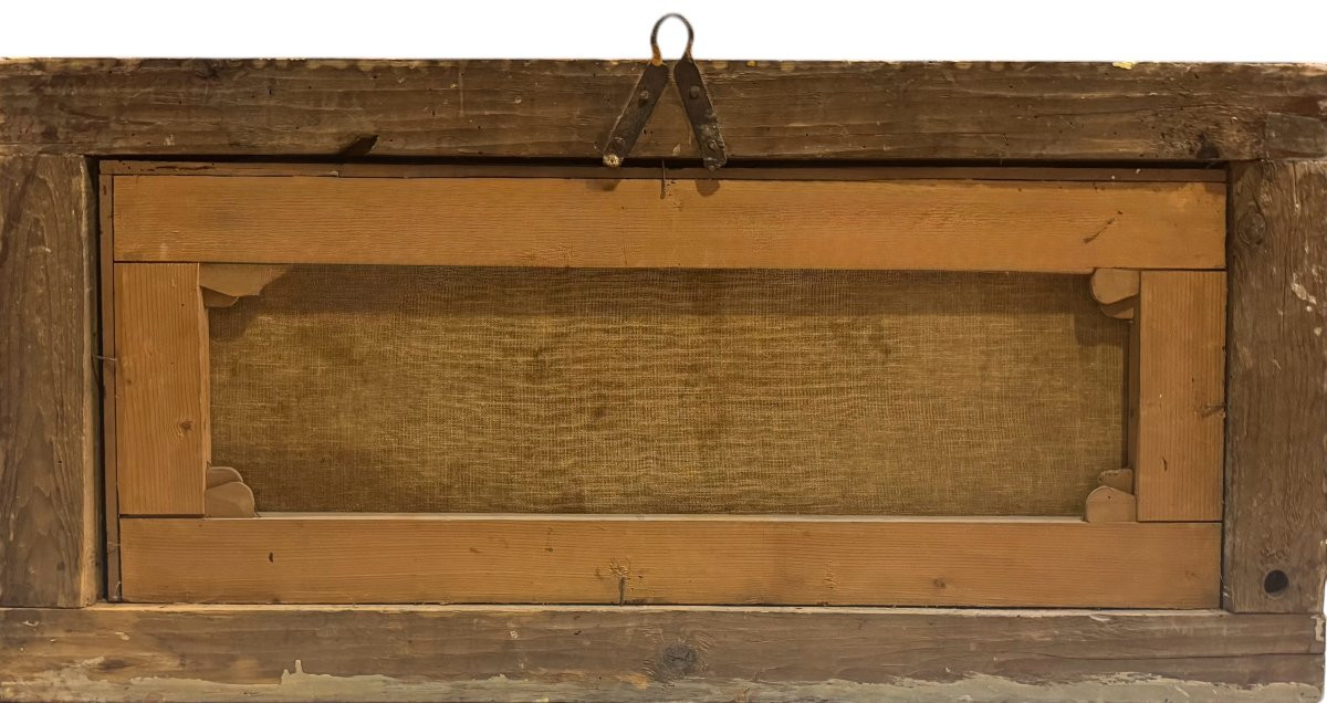 Pendant di dipinti antichi ad olio su tela “Scene allegoriche/mitologiche”-photo-8