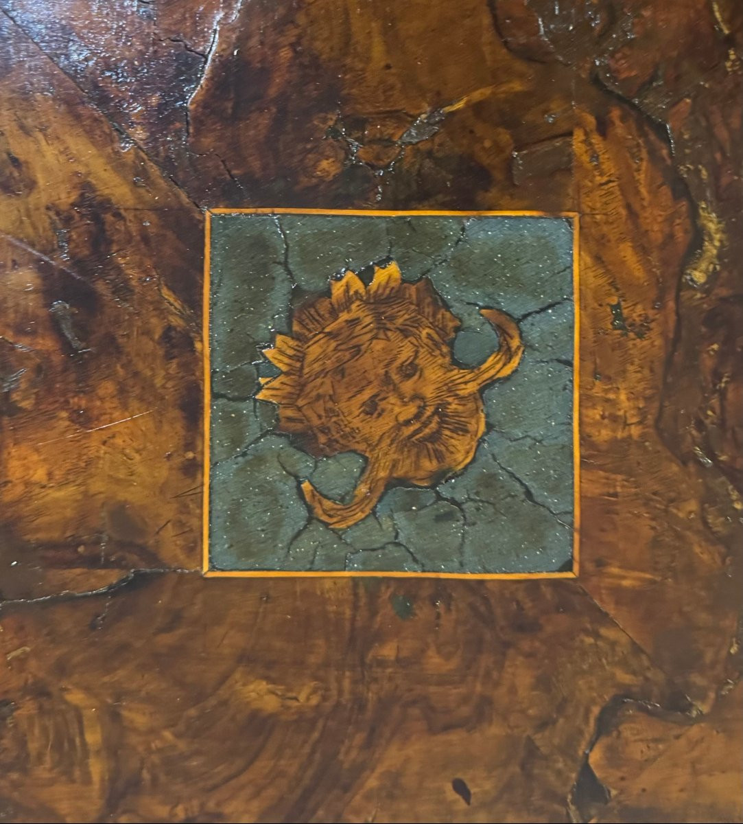 Tavolo da gioco “a libro” intarsiato – Lombardia, fine XVIII secolo-photo-1