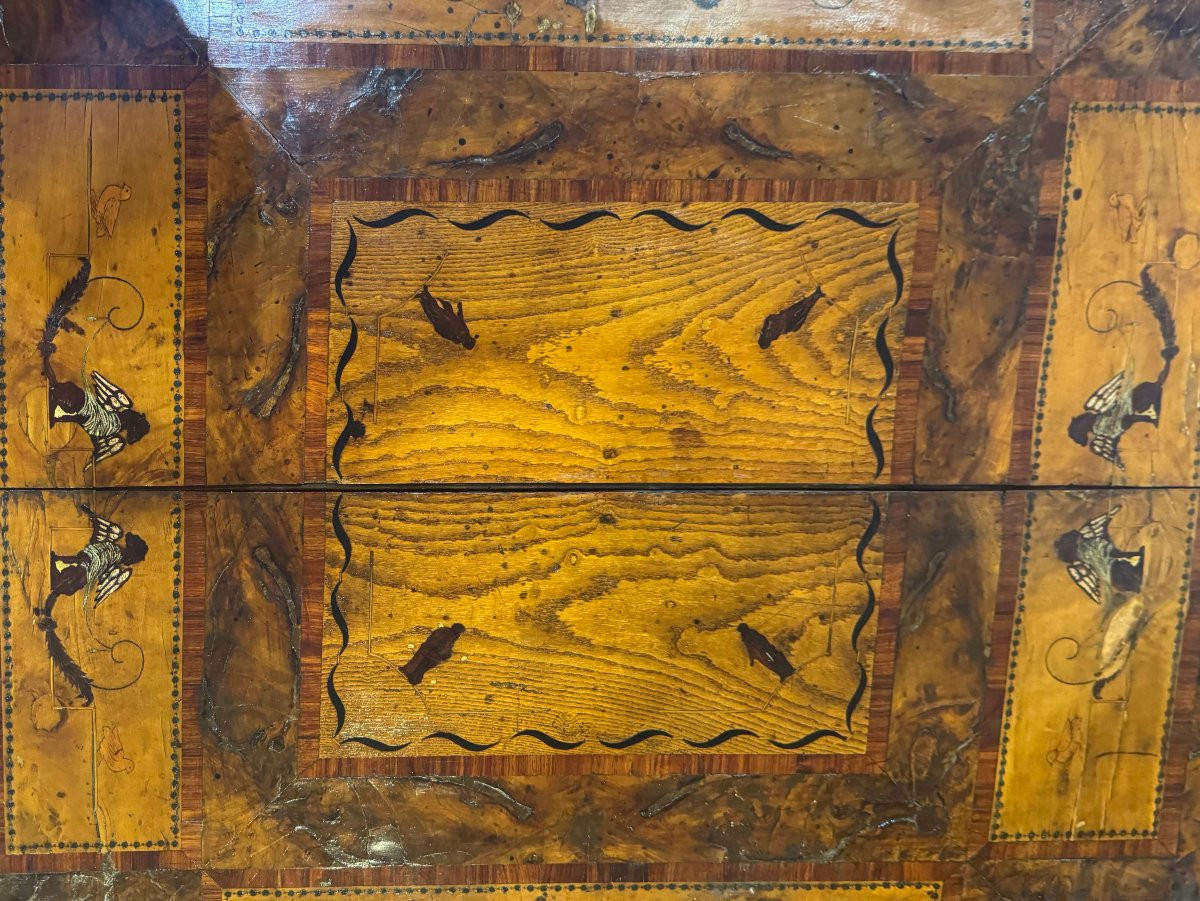 Tavolo da gioco “a libro” intarsiato – Lombardia, fine XVIII secolo-photo-4