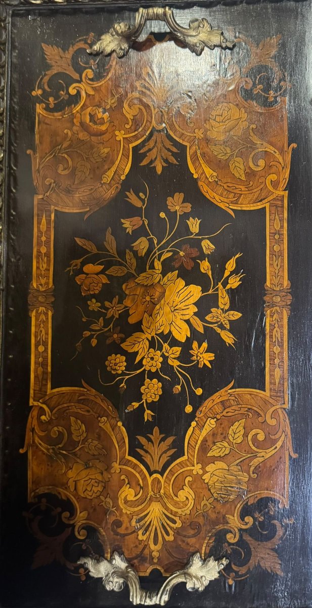 Fioriera – giardiniera intarsiata francese, Napoleone III -photo-2