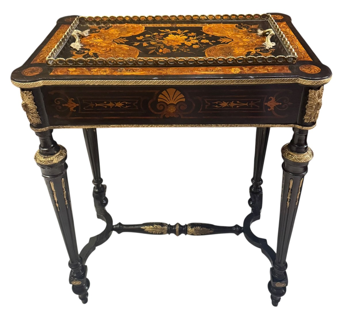 Fioriera – giardiniera intarsiata francese, Napoleone III 