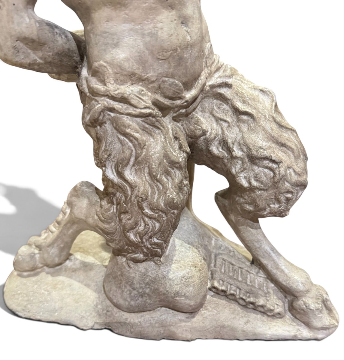 Statua di Fauno o Satiro in gesso – Manifattura "Civica Casa di Lavoro" di Padova Prof. Brocch-photo-1
