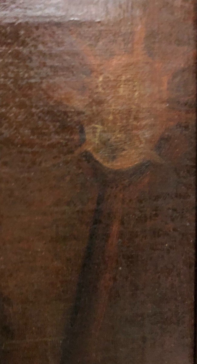San Francesco di Paola dipinto ad olio su tela atelier Giuseppe Maria Crespi-photo-4