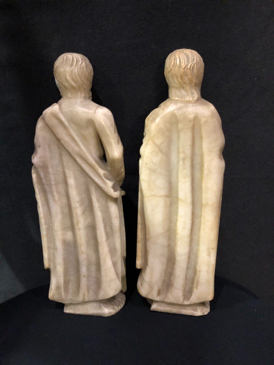 S. Paolo Et S. Mattia - Statues En Marbre De La Fin Du XVIe SiÈcle-photo-3