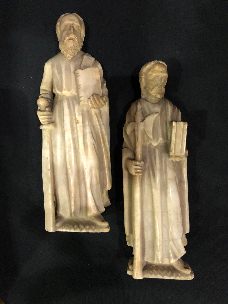 S. Paolo Et S. Mattia - Statues En Marbre De La Fin Du XVIe SiÈcle